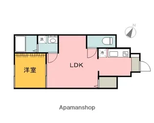 PABLO戸坂 B棟【1階】の間取り