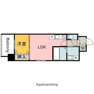 エイトバレー50【13階】の間取り