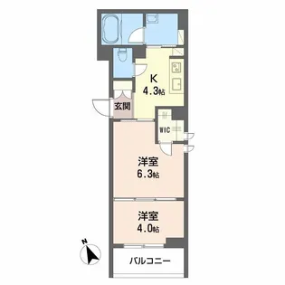 メゾン・ド・ビビ【3階】の間取り