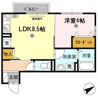 ウィットK【2階】の間取り