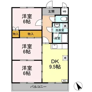 アゼリア祇園【2階】の間取り