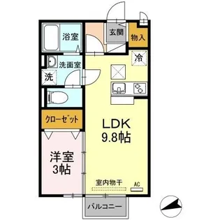 アネックス【1階】の間取り