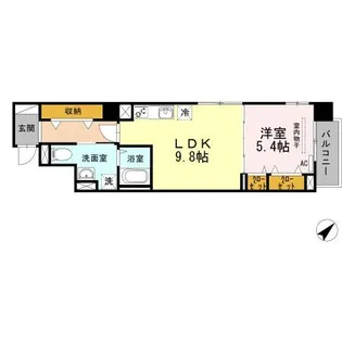 ボンシャンス【2階】の間取り