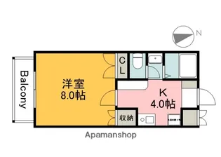 ピア サテライト【2階】の間取り