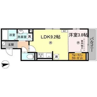 シャトル古市【3階】の間取り