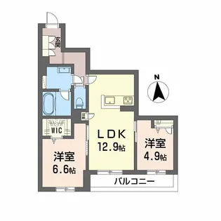 セレーナエルフォ【2階】の間取り
