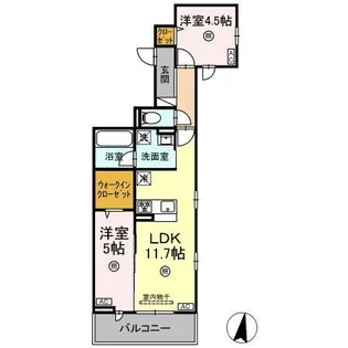 CAMPANELLA温品【3階】の間取り