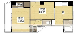 下田ビル【4階】の間取り