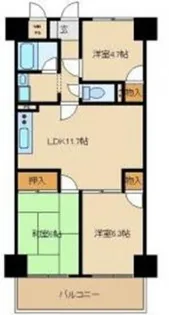 MARIONETTE XIV【803号室号室】の間取り