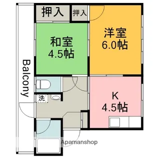 第1唯間ビル【102号室】の間取り
