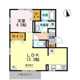 ヒルズIII【3階】の間取り