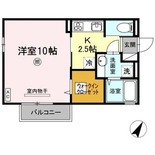 グローリーヒルズ伴東【1階】の間取り