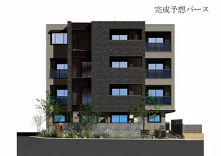 ペルル段原南【4階】の外観