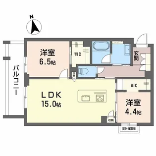 広島県広島市南区宇品御幸1丁目【マンション】の間取り