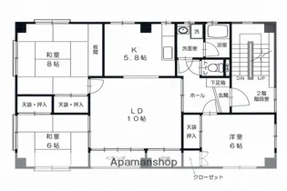 原田ビル【3階】の間取り