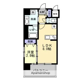 TMレジデンス【4階】の間取り