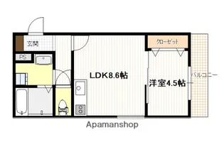 ARVA UNO【1階】の間取り