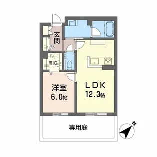 YANAGI TAKASU【1階】の間取り