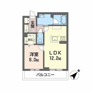 YANAGI TAKASU【2階】の間取り