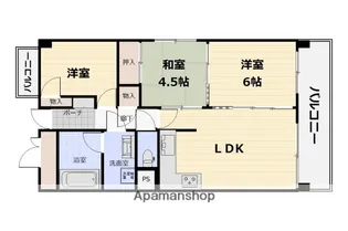 藤和シティコープ鶴見橋【2階】の間取り