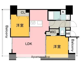 S−RESIDENCE鶴見町ALTANO【9階】の間取り