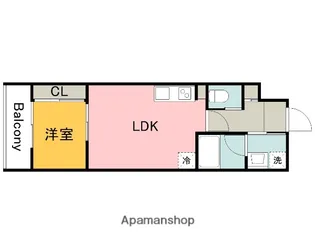 YELLSTAGE長束WEST【1階】の間取り