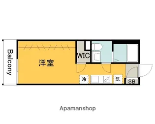 COLLINA中山新町【2階】の間取り