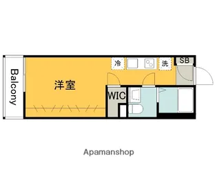 COLLINA中山新町【2階】の間取り