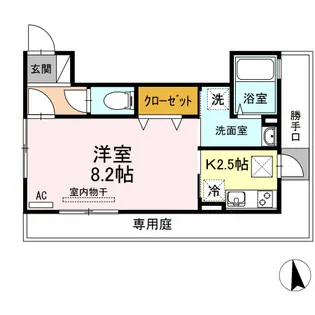 プリメーラ石井城III【1階】の間取り