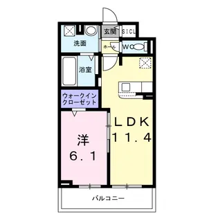 ラ・クラリテ高須【2階】の間取り