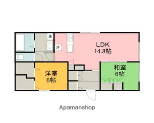 BORIKIしののめ和【1階】の間取り