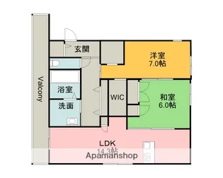 BORIKIしののめ和【1階】の間取り