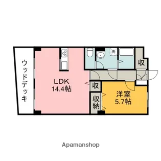 ハイム永田【1階】の間取り
