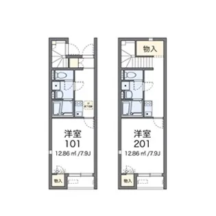 レオネクストグランシャリオ大州【203号室】の間取り