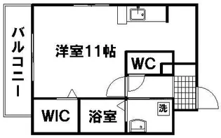 アブニール【204号室】の間取り