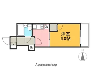 ダイアパレス舟入幸町【4階】の間取り