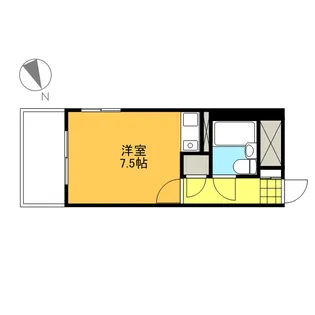 ライオンズマンション西霞町第2【6階】の間取り