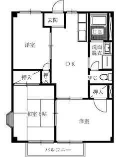 ニューシティ武田【2階】の間取り