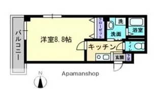 キャッスル大手町【6階】の間取り
