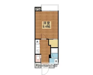 ルミエール【406号室】の間取り