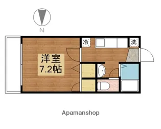 SOUTHERNVILLAGE【101号室】の間取り