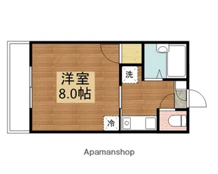 コーポヤマトA棟【105号室】の間取り