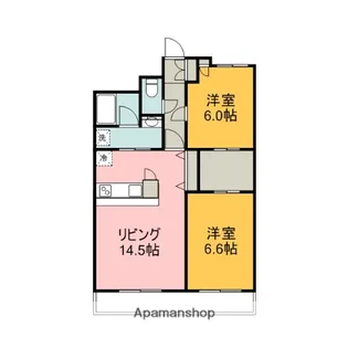 SELENE(セレネ)【403号室】の間取り