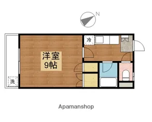 尾形ハイツD棟【203号室】の間取り