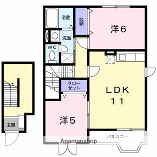 三千石ハイツ【201号室】の間取り