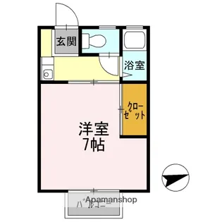 パークハウスA棟【101号室】の間取り