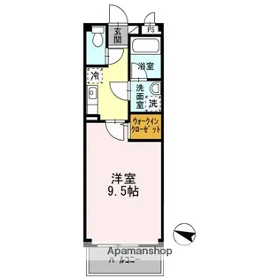 イミソーレ【1階】の間取り