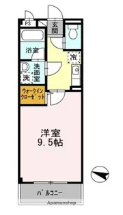 イミソーレ【1階】の間取り