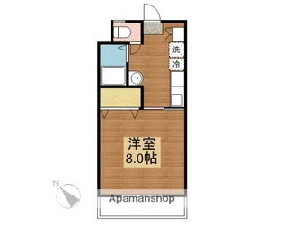 鏡山マンションⅠ【206号室】の間取り