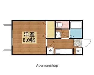 ロードハウスC【102号室】の間取り